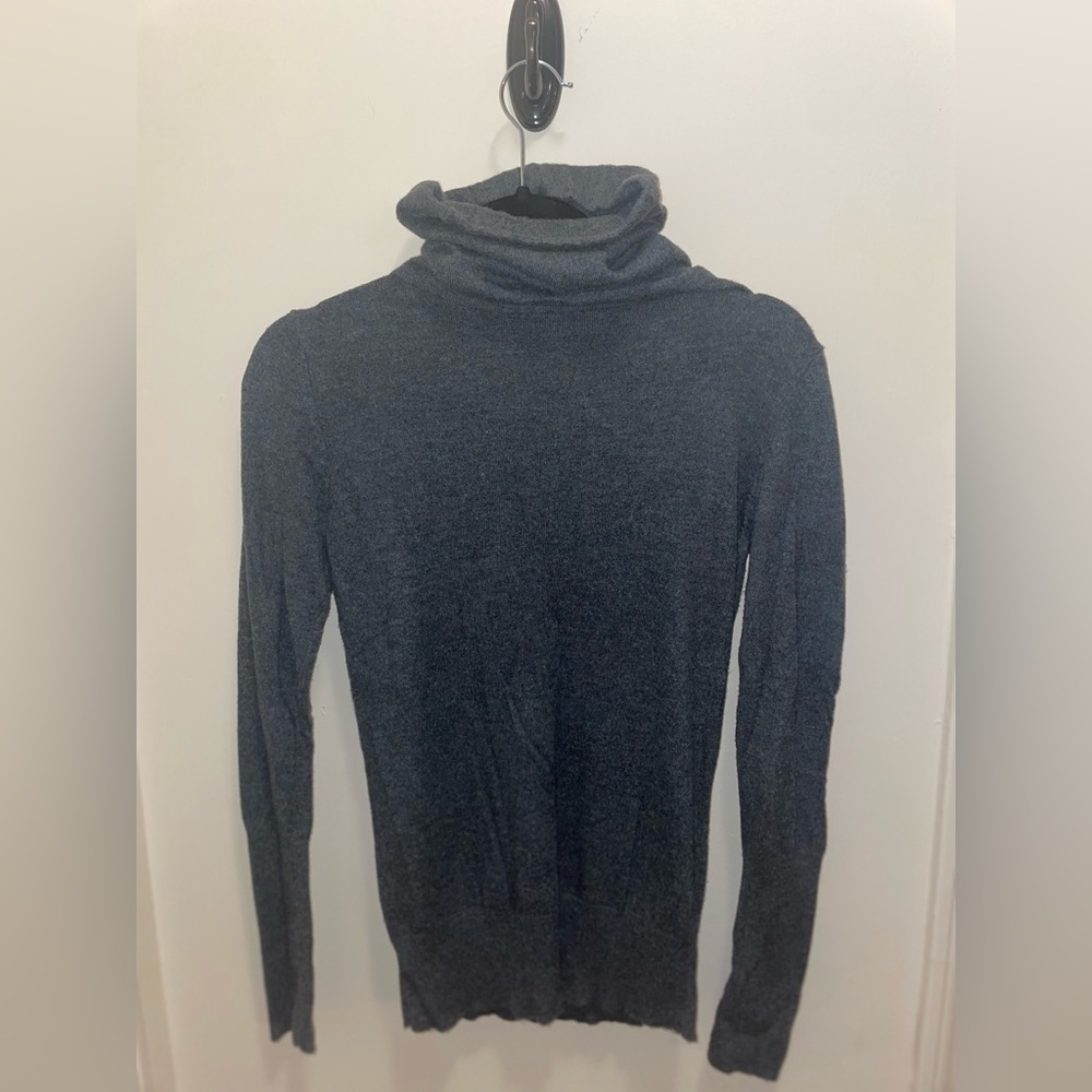 Grey turtleneck